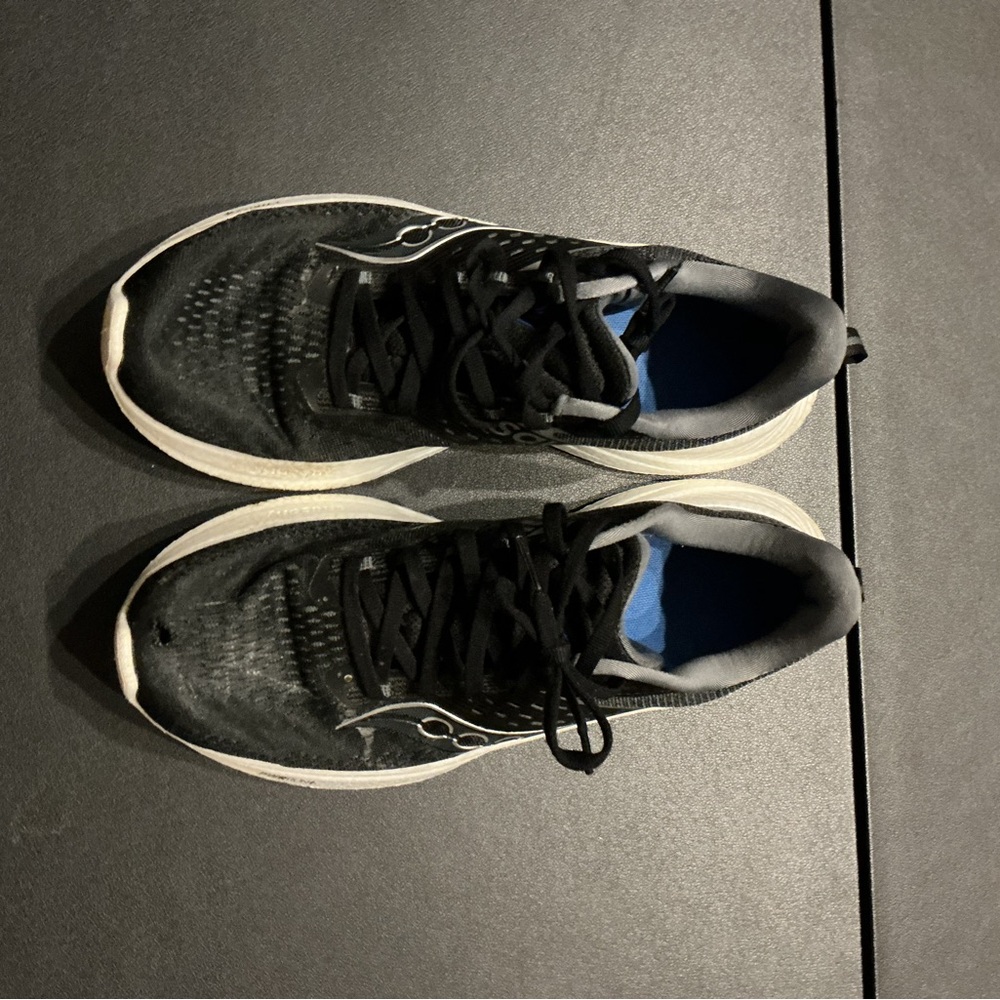 Saucony Men's Black and White Athletic Shoes